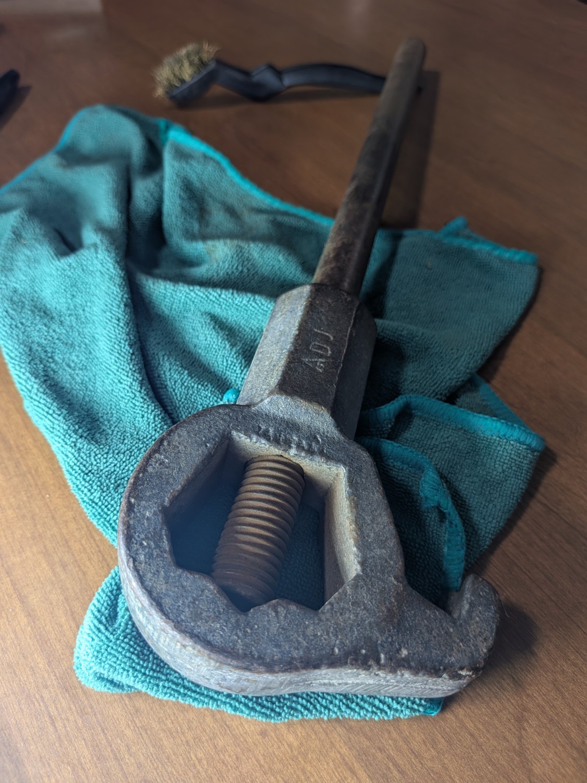 Vintage American Darling Adjustable Fire Hydrant Wrench Utility Water Works Tool