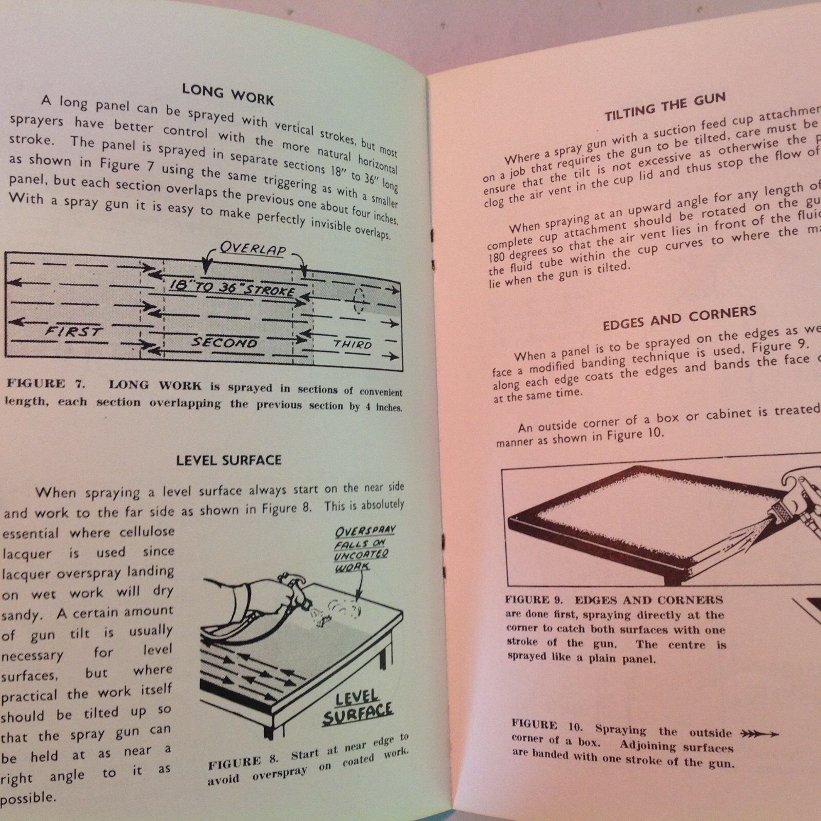 Vintage 1954 DeVilbiss Co Spray Gun Motion Study Booklet Painting Handbook Guide