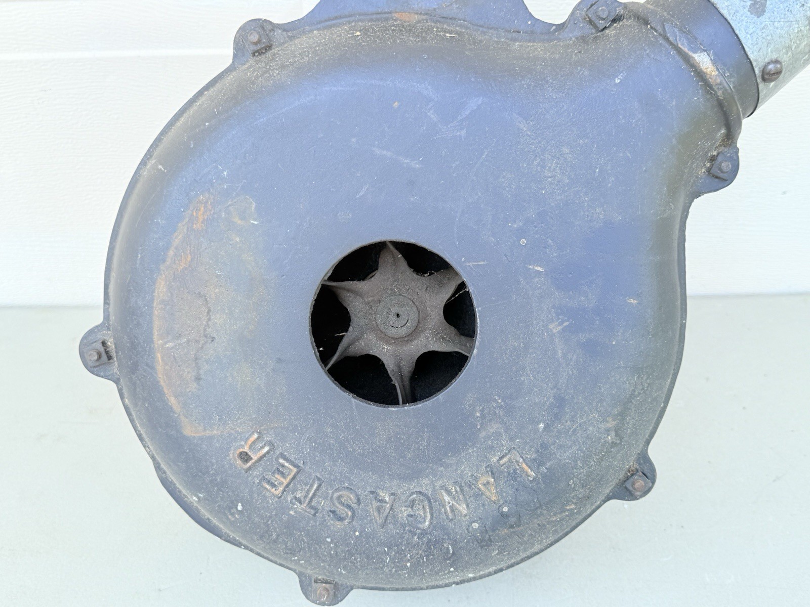 Antique Champion Blower & Forge Co Cast Iron Forge Blower Blacksmith Tool