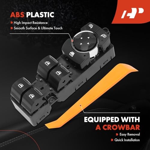 3-Pin Master Power Window Switch Compatible with Lincoln MKZ 2013-2020, MKC