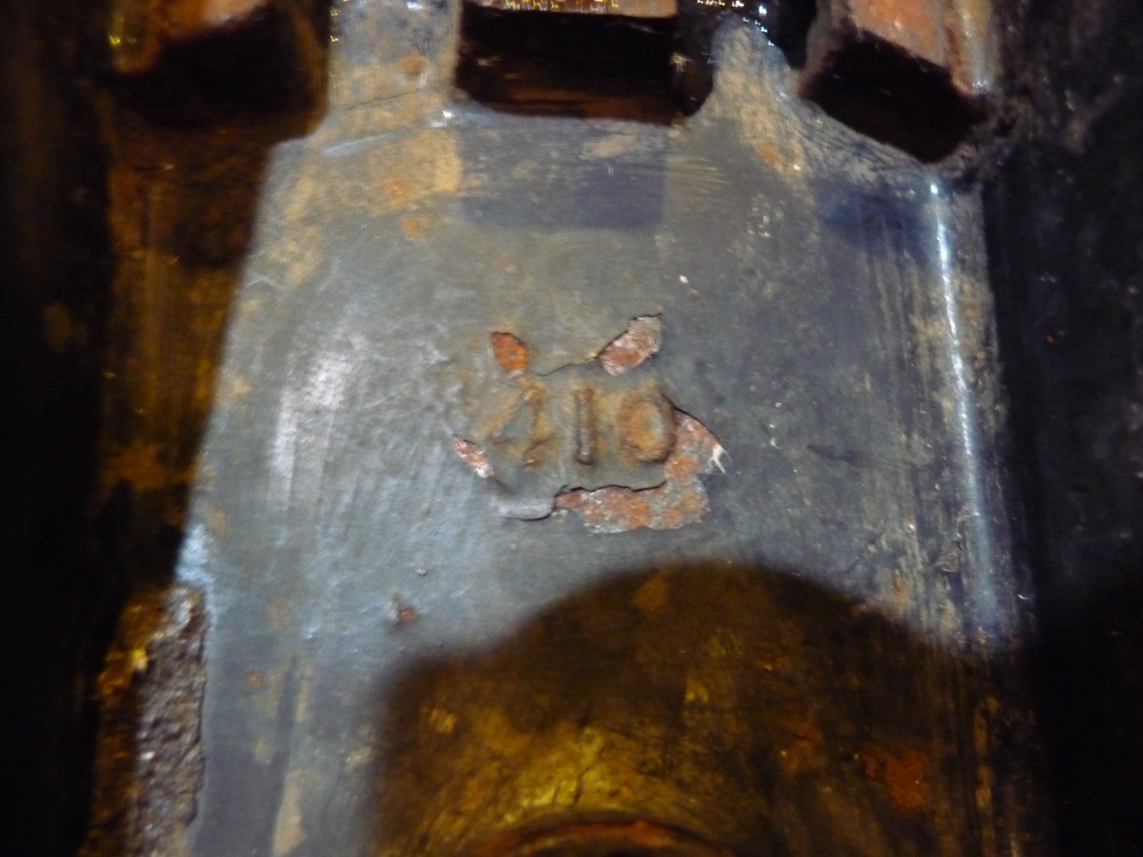 Antique Stanley Zenith No. 4 1/2 Wood Plane Part (Body) Corrugated
