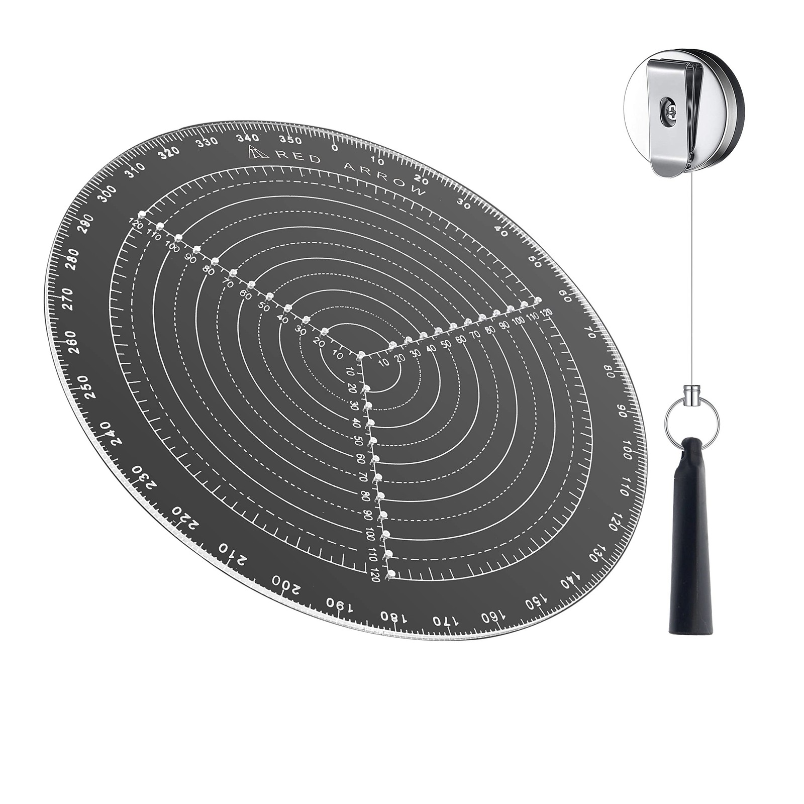 300 mm 12 Inch diameter Largest Round Center Finder Compass Drawing Circles L…