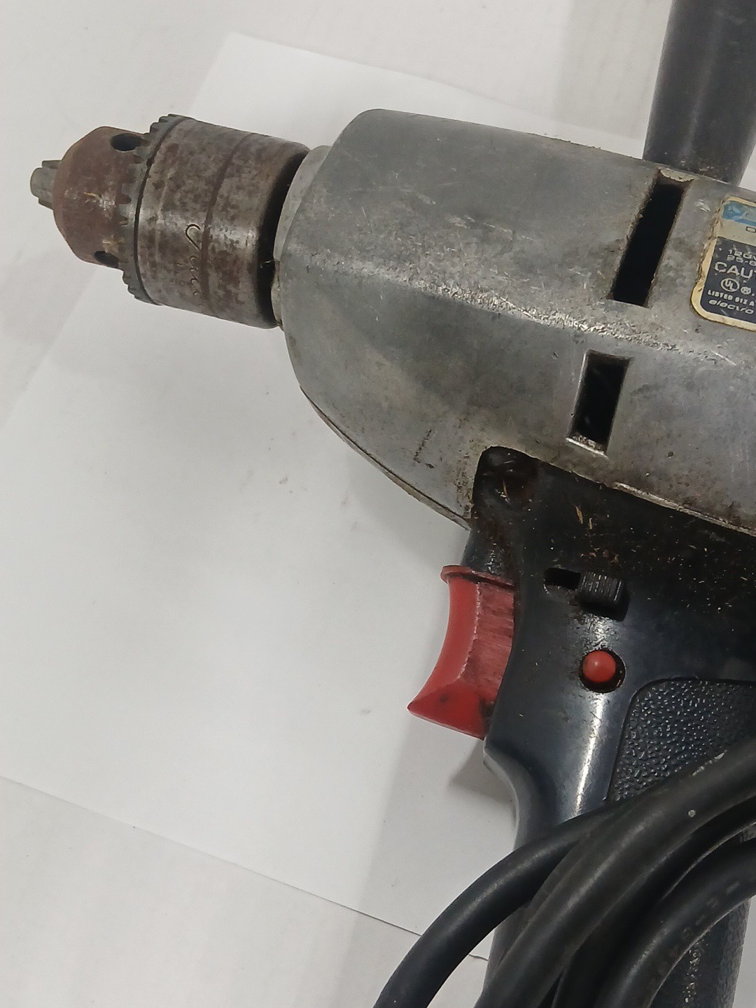 Vintage Electro Brand 1/2″ Reversible Drill X-132 Corded