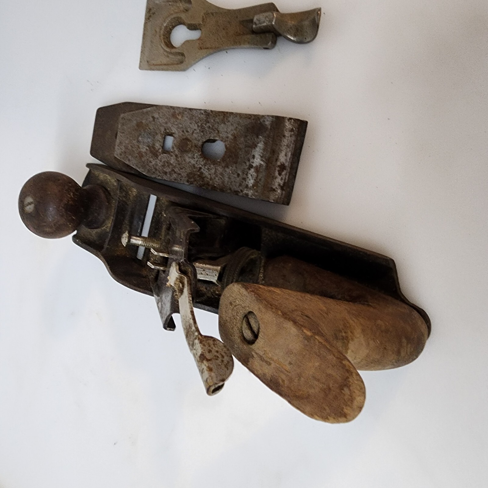 Vintage Craftsman? Smooth Bottom Wood & Steel Plane Planer Hand Tool 9.5″ USA