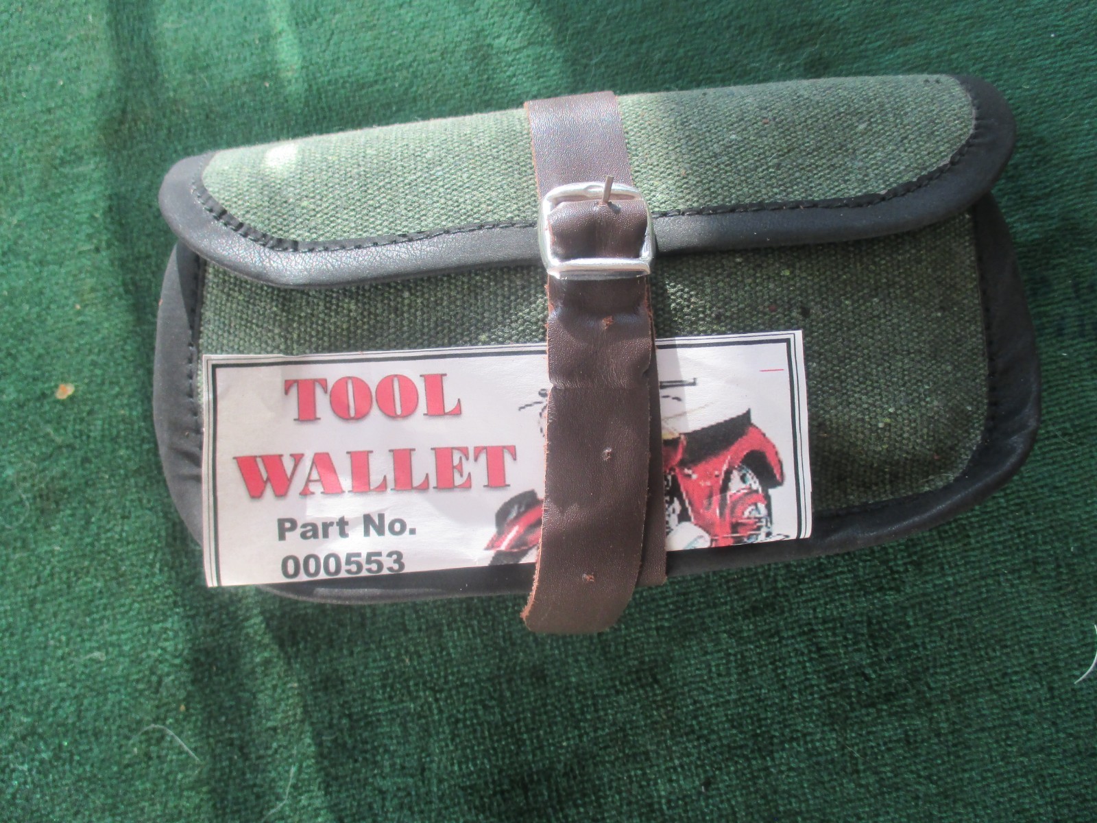 VINTAGE JAMES MOTORCYCLE (ALL 1950’s MODELS) TOOL WALLET -n.o.s.