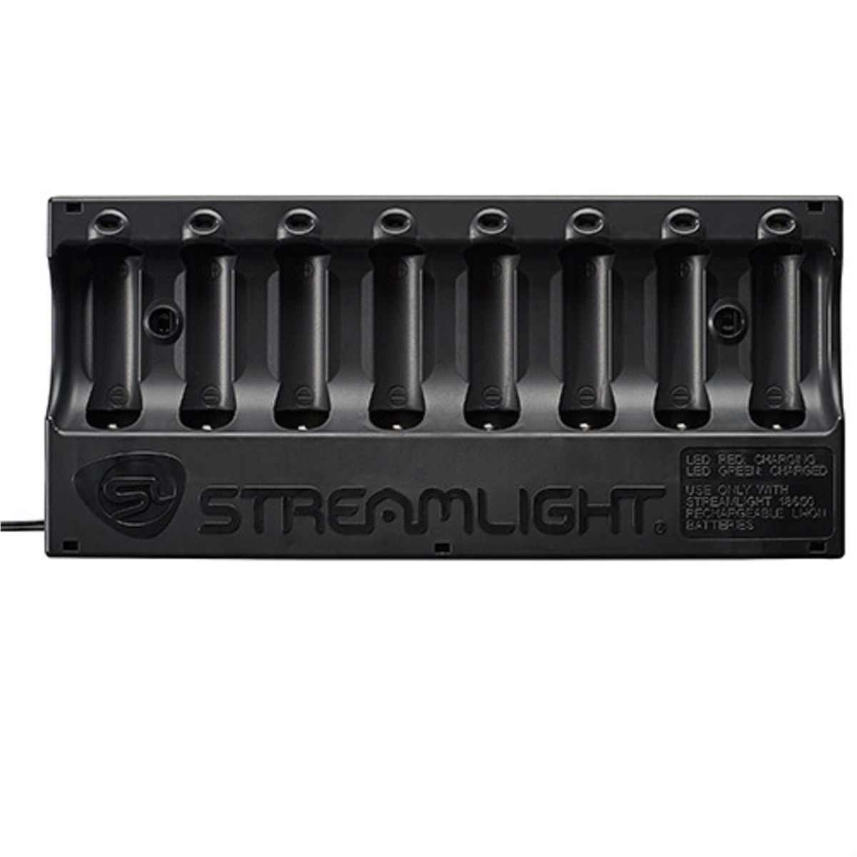 Streamlight 8-Unit SL-B26 Bank Charger – 120V/100V AC – Black