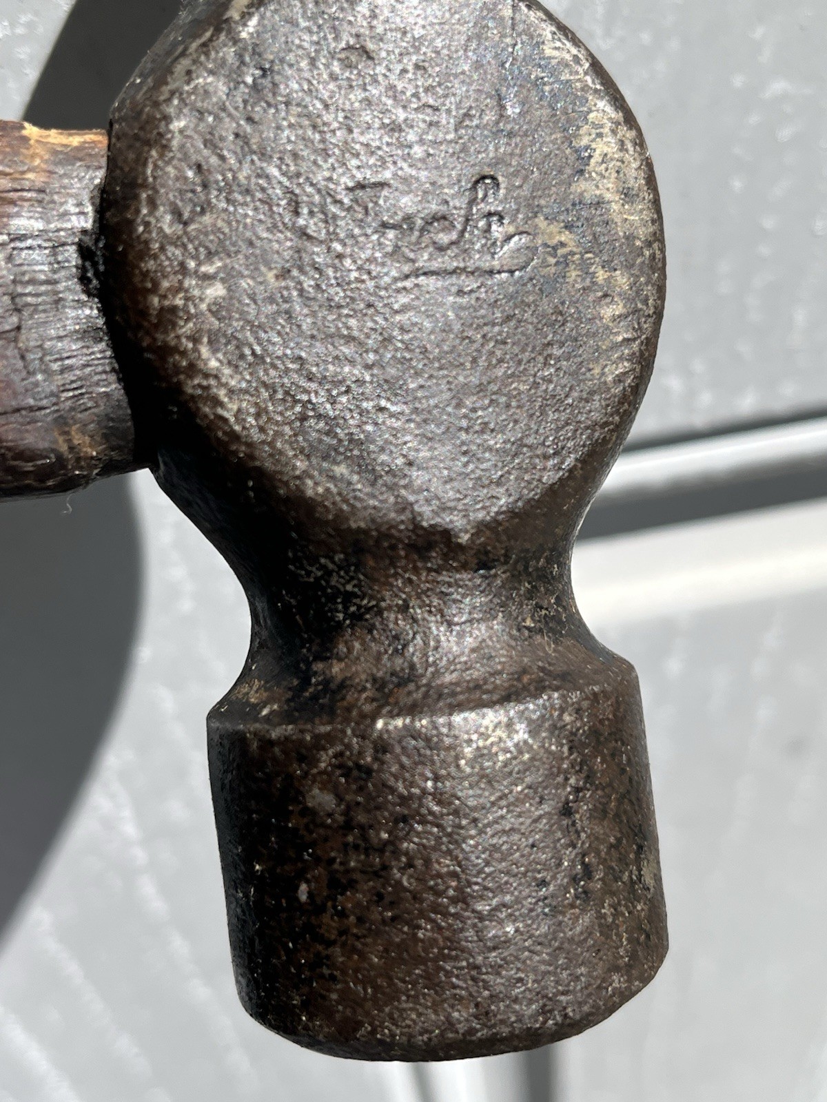 ANTIQUE MACK TRUCK ATHA 312B BALL PEEN HAMMER 24OZ W/LOGOS ORIGINAL OLD HAMMER