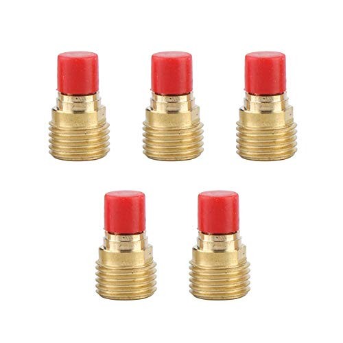5PCS 45V44 Collet Body Welding Torch Gas Lens Kit Accessories 2.4mm 3/32″ Gas