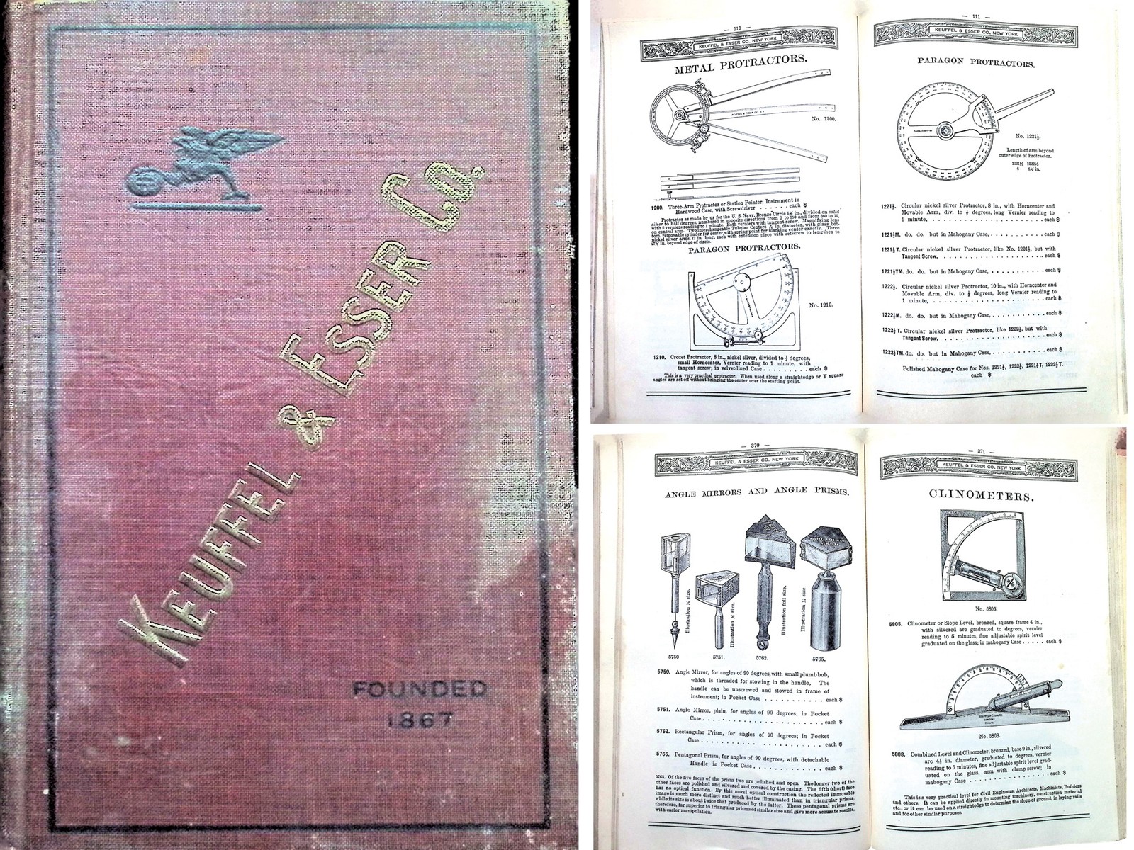 Orig. 1921 482 Pg. K. & E. Gen. Line Catalogue of Instruments – mjdtoolparts