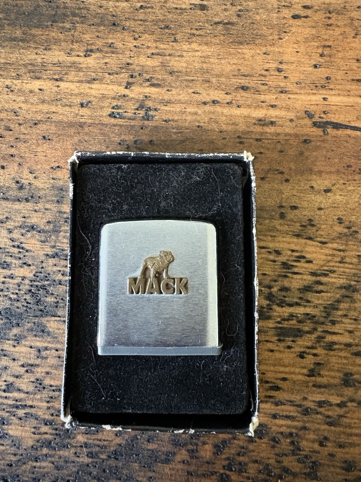 Zippo Mack Bulldog Tape Measure Lischkge Motors Aurora Indiana Vintage