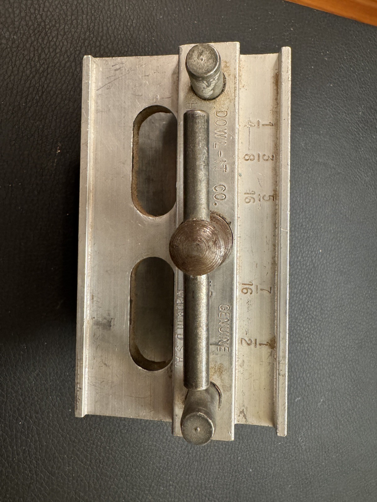 Vintage Doweling Jig “DOWL-IT” USA Woodworking Dowel Drill Guide Made in USA