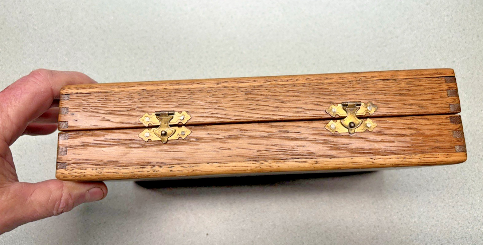 Vintage Irwin Complete 13 pc Boxed Set Auger Brace Bits Military Mint Wood Box