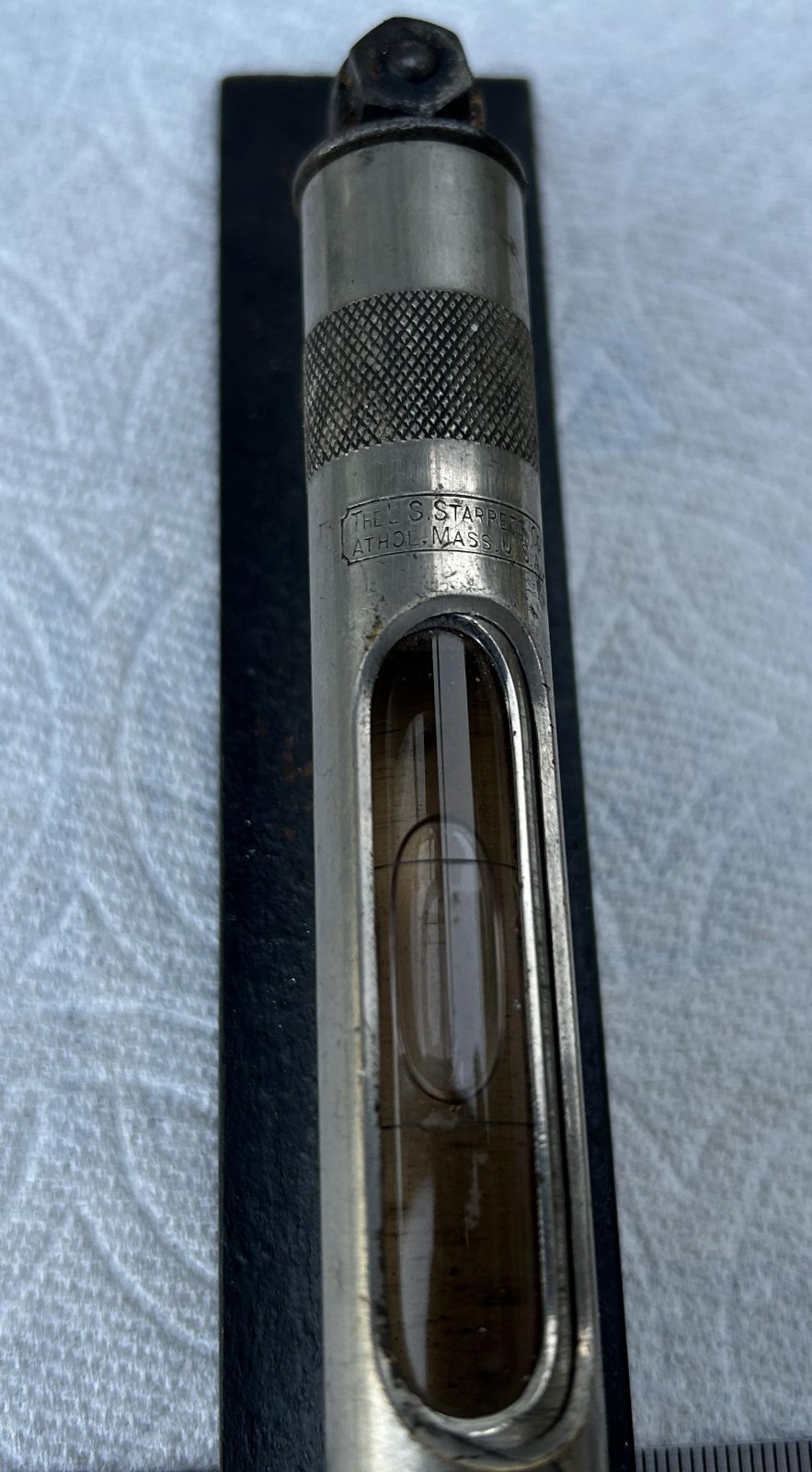 Vintage L.S. Starrett No. 98-8″ Precision Machinist Level – Made In USA