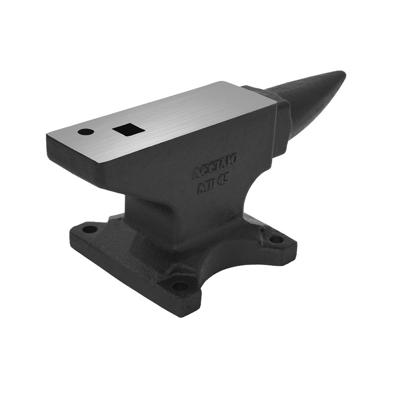 Metalsmith Single Horn Anvil 45lb Cast Steel Anvil 4 Holes in the Base Fixing