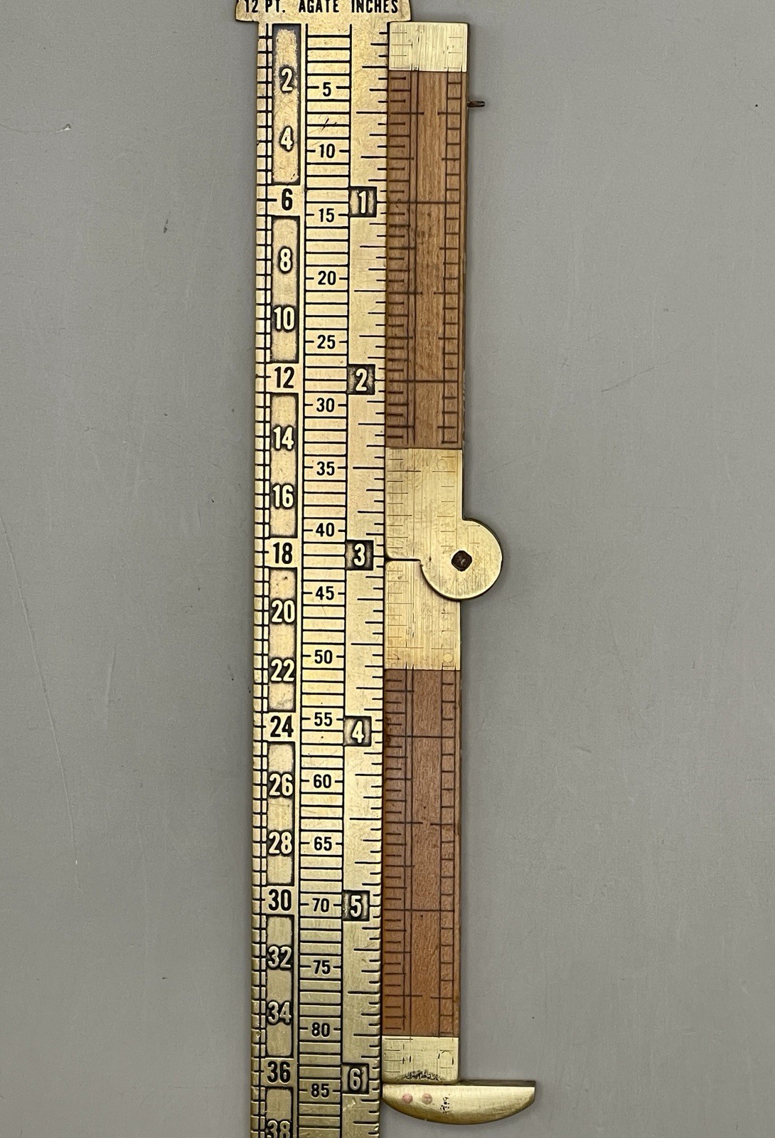 Fine Early Antique Stanley Rule & Level № 36 6” Caliper Rule.
