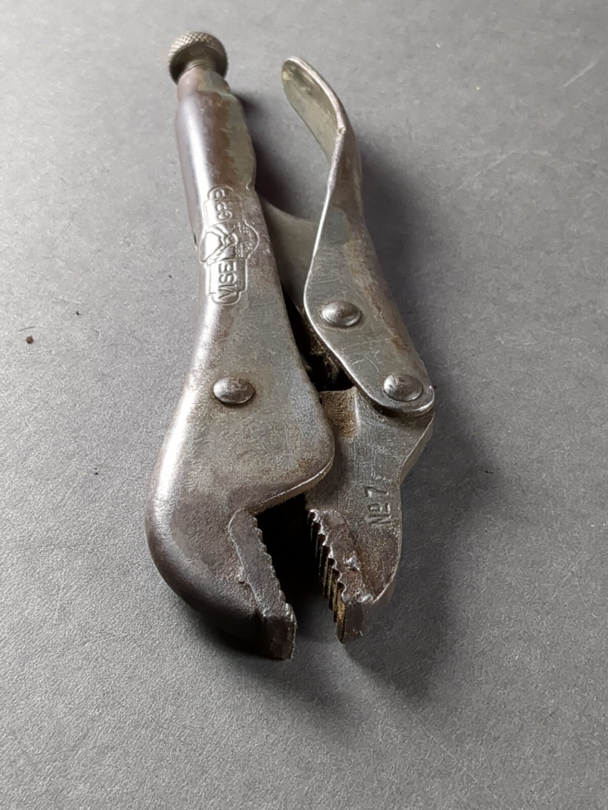 VISE GRIP No 7 Peterson Dewitt USA Apr 14 1942 Pat Pend