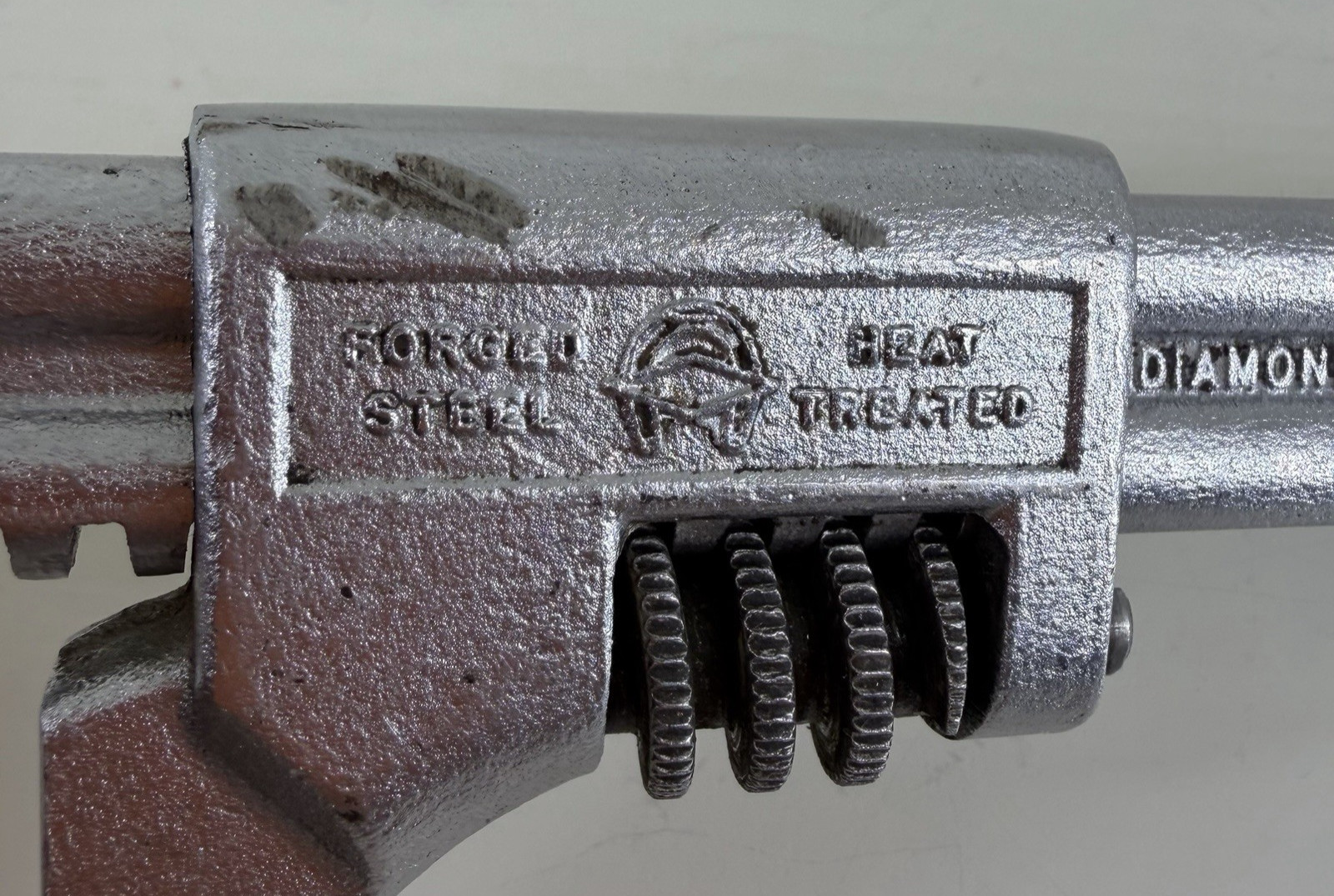 Vintage 9″ Diamond Calk Horseshoe Co. C79 Diamalloy Adjustable Monkey Wrench