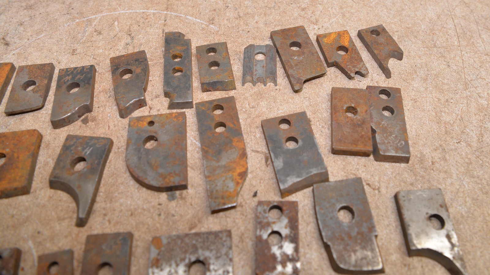 42 vintage heavy duty molding cutters industrial wood cutting shaping tool lot