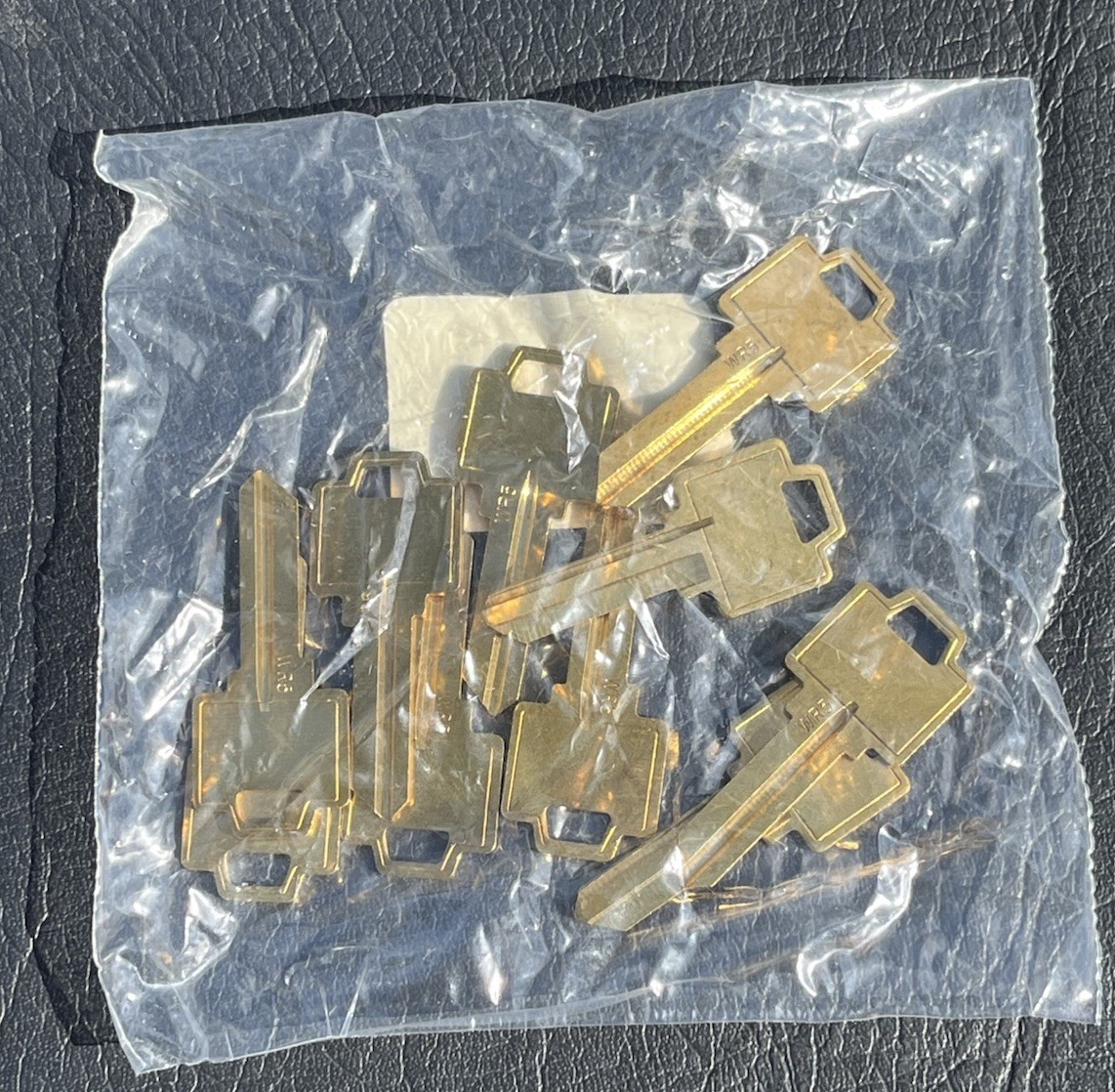 Key Blank Jet WR5 N1054WB P1556 Lot of 10 Pieces NEW for Weiser Lockset