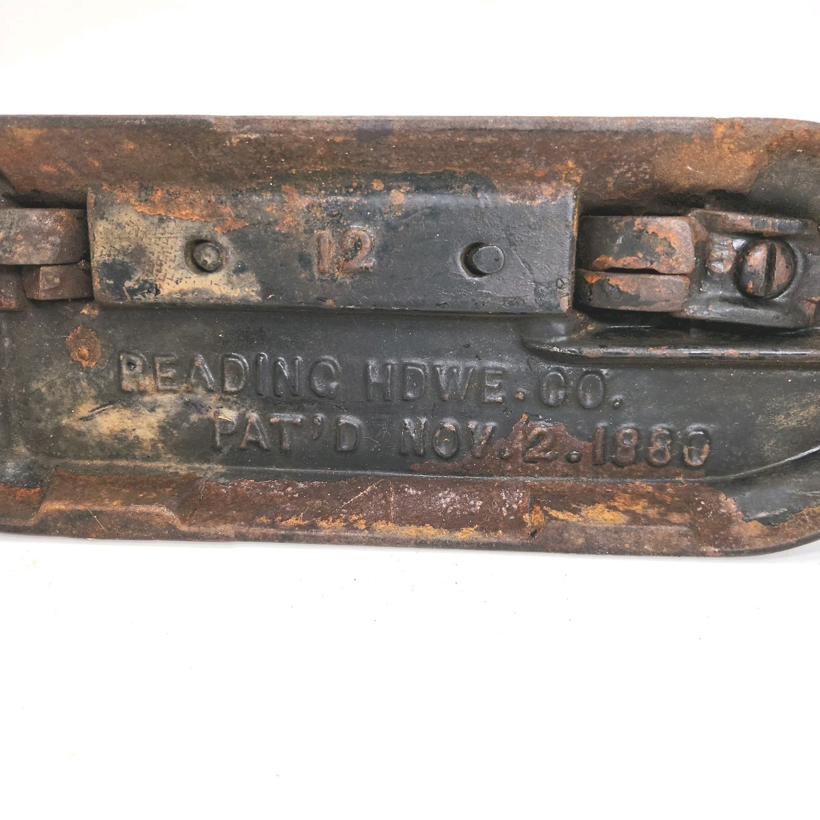 VTG Reading Hardware Co Standard Tobacco Knife Cutter #12 Pat’d 1880 Antique