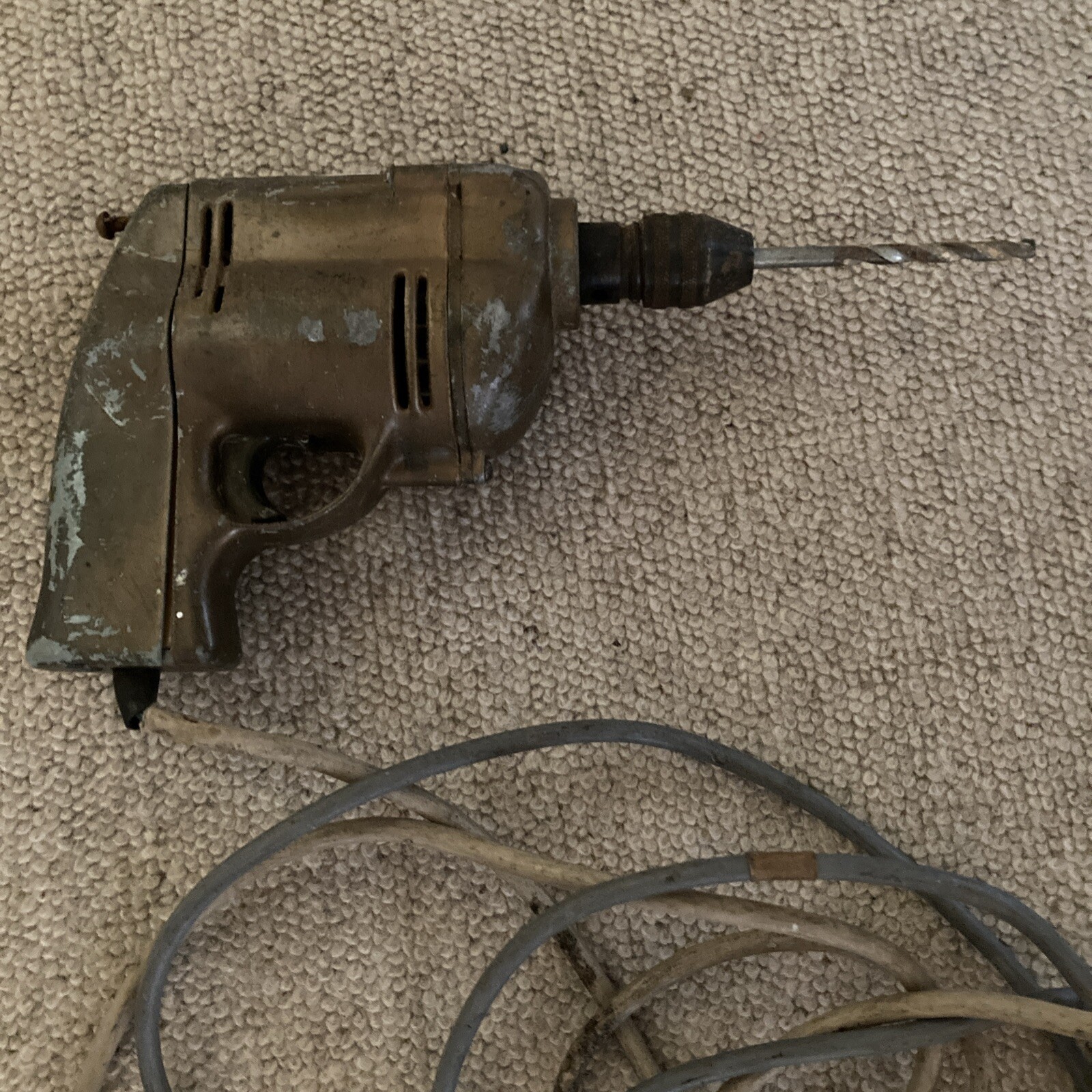 VINTAGE WINFIELD 1/4” ELECTRIC DRILL VINTAGE UNTESTED