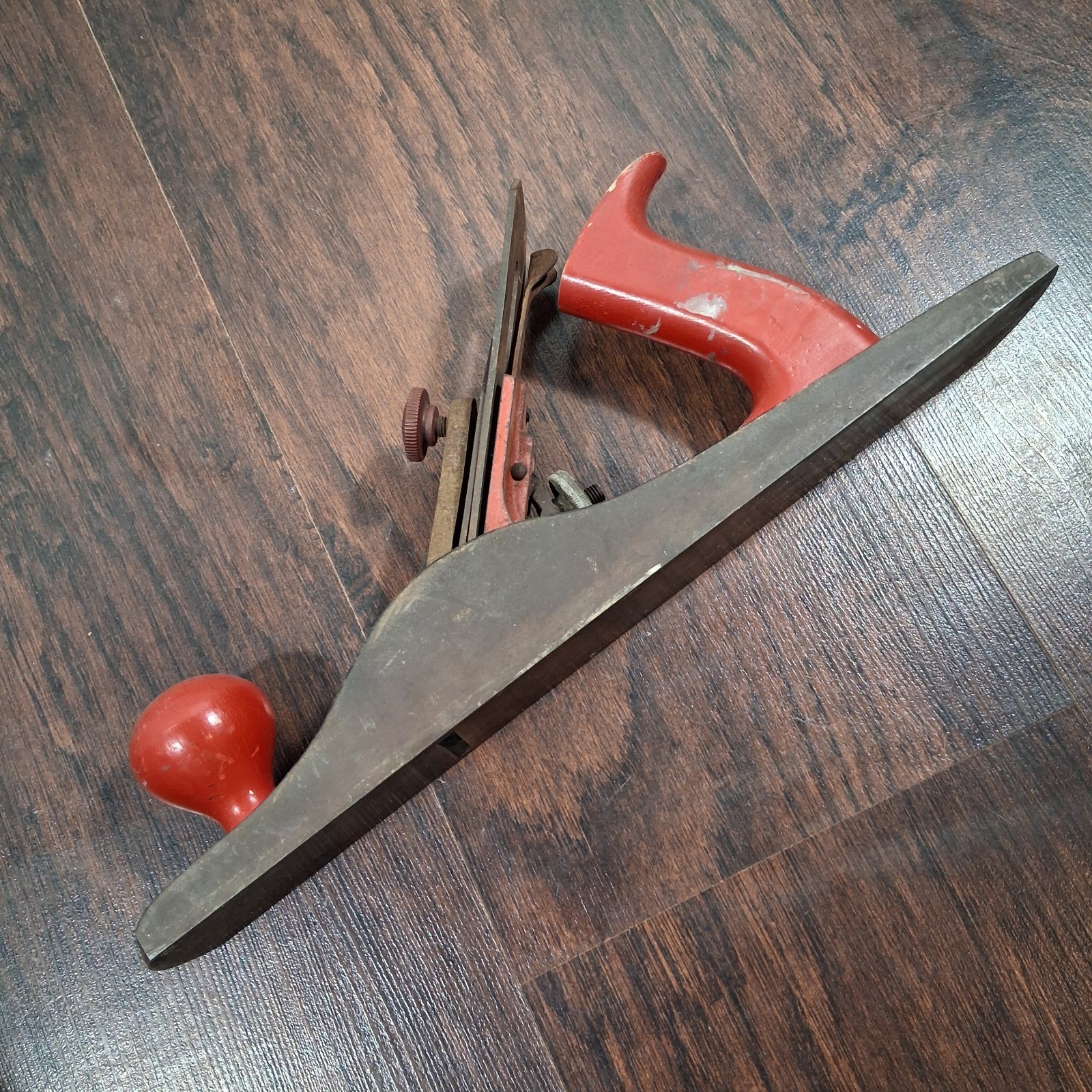 Vintage Wood Handled DUNLAP 13.75″ x 2.5″ Hand Plane WESTERN GERMANY 2″ Blade