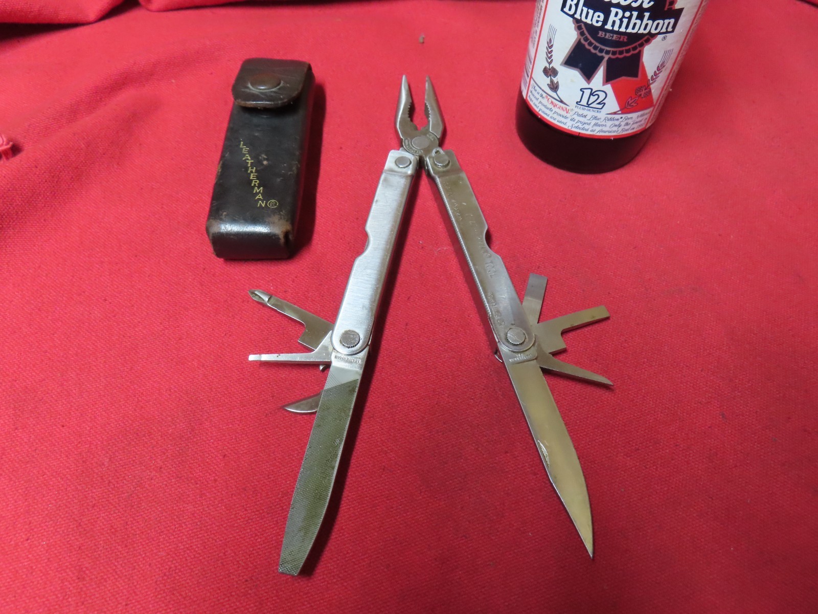 Vtg Leatherman PST Multi Tool,Pre-1992,Case,file,Longnose,USA~GD+🤠LM5.6.26R
