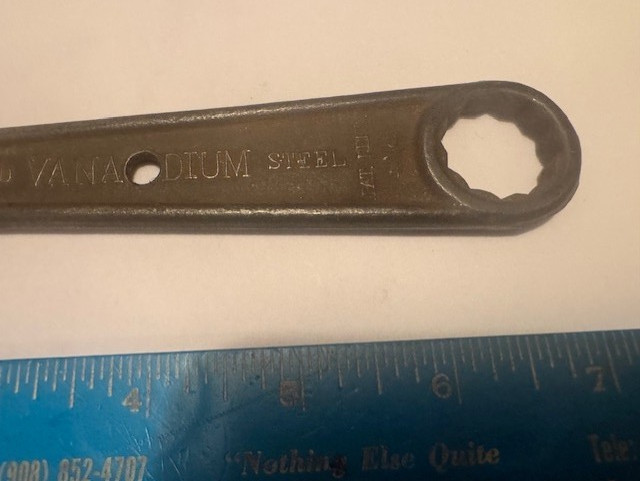 MADE USA Vintage AUTO – KIT #100 COMBO 12 POINT 3/4″ BOX + 7/8″ OPEN END WRENCH