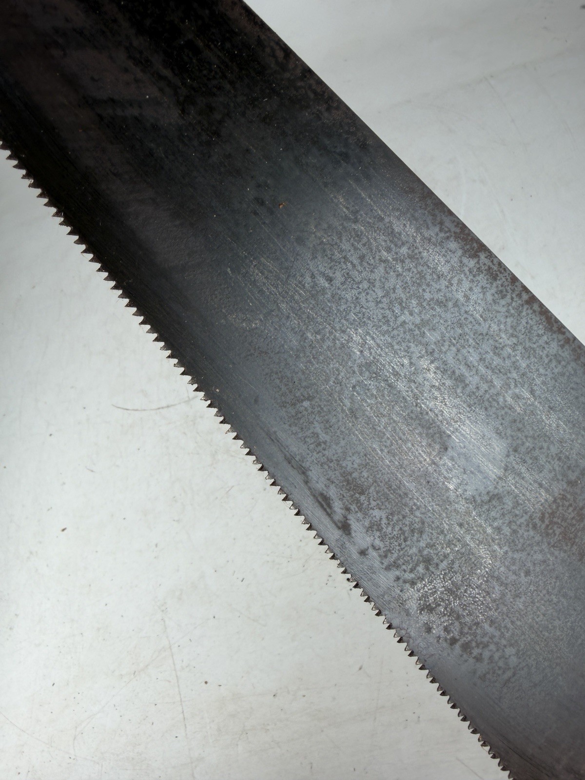 Antique Small 19.5″ Disston Philadelphia Hand Saw Fine Tooth Finishing Carpenter