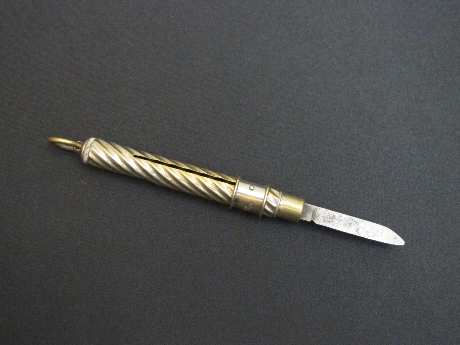 Very Rare 1883 “EAGLE PENCIL CO.” Pencil sharpener Packet Knife Antique Tool