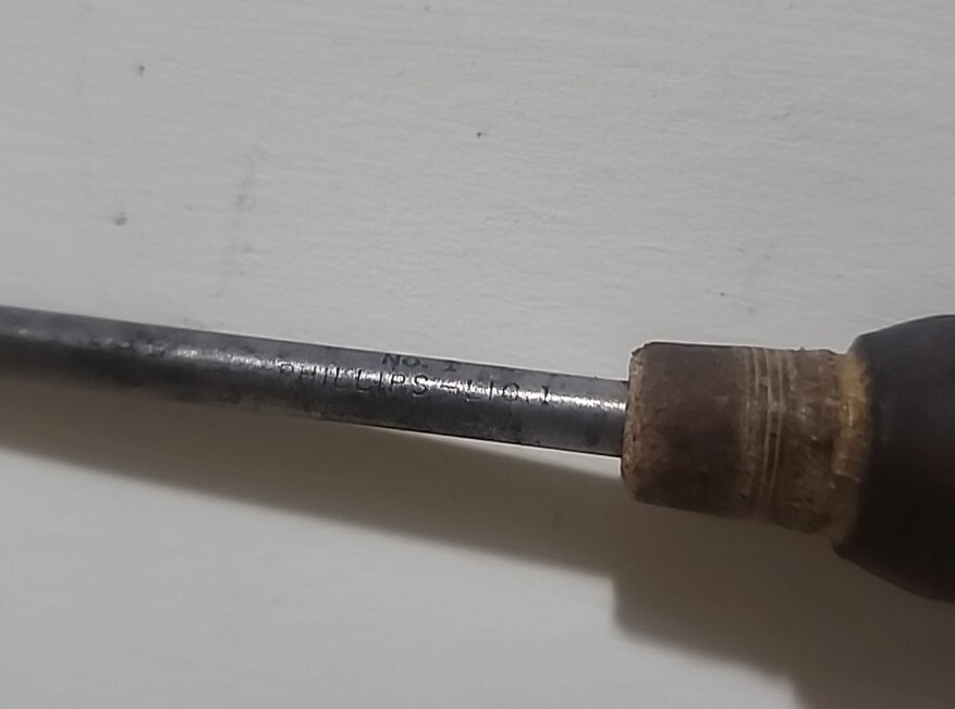 Vintage Phillips No. 1 License #1 Screwdriver Wood Handle USA Collectable Tool