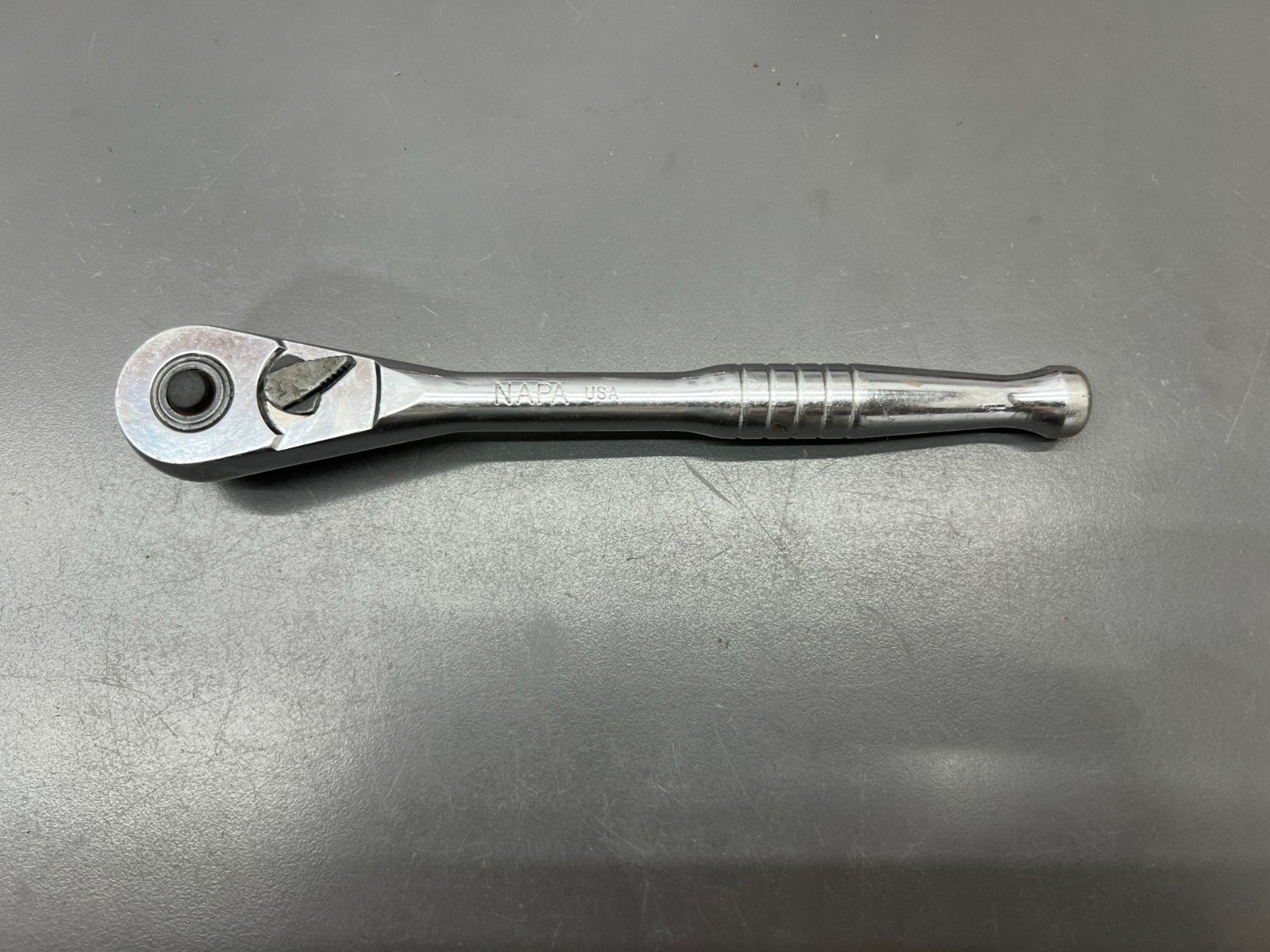(h) VINTAGE RARE NAPA TOOLS NB-46 3/8″ DRIVE RATCHET JUST SVCD VGC – USA