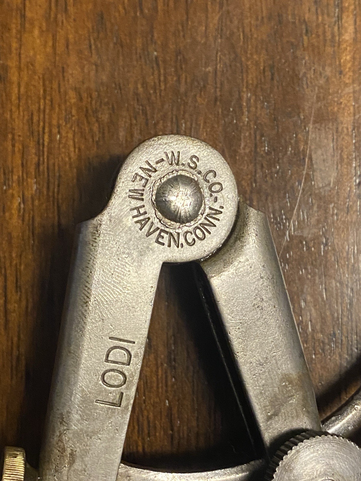 Antique Pat.Oct 17th 1905 W. S. Co. 6” Lodi Divider Compass – New Haven Conn.