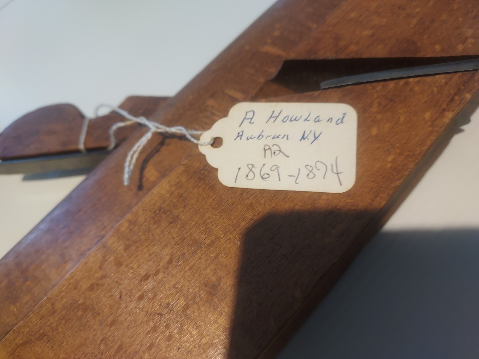 Wood Plane Lot Of 3-A. Rowland, R.W. Maccubbin, Cox & Luckman 1837-1876 Antique