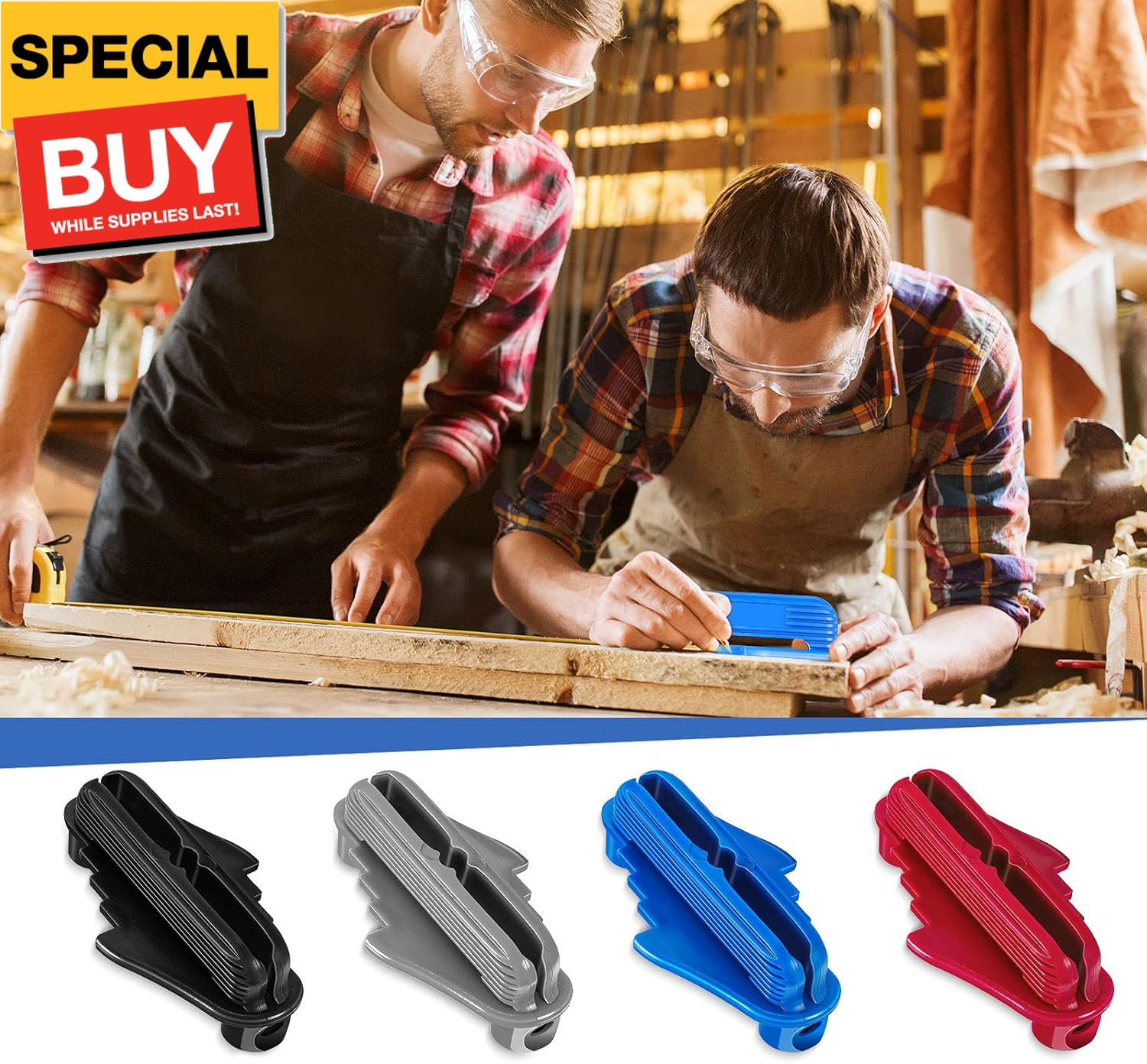 4 Pieces Center Scriber Center Marking Tool Line Scriber Woodworking Offset Mark