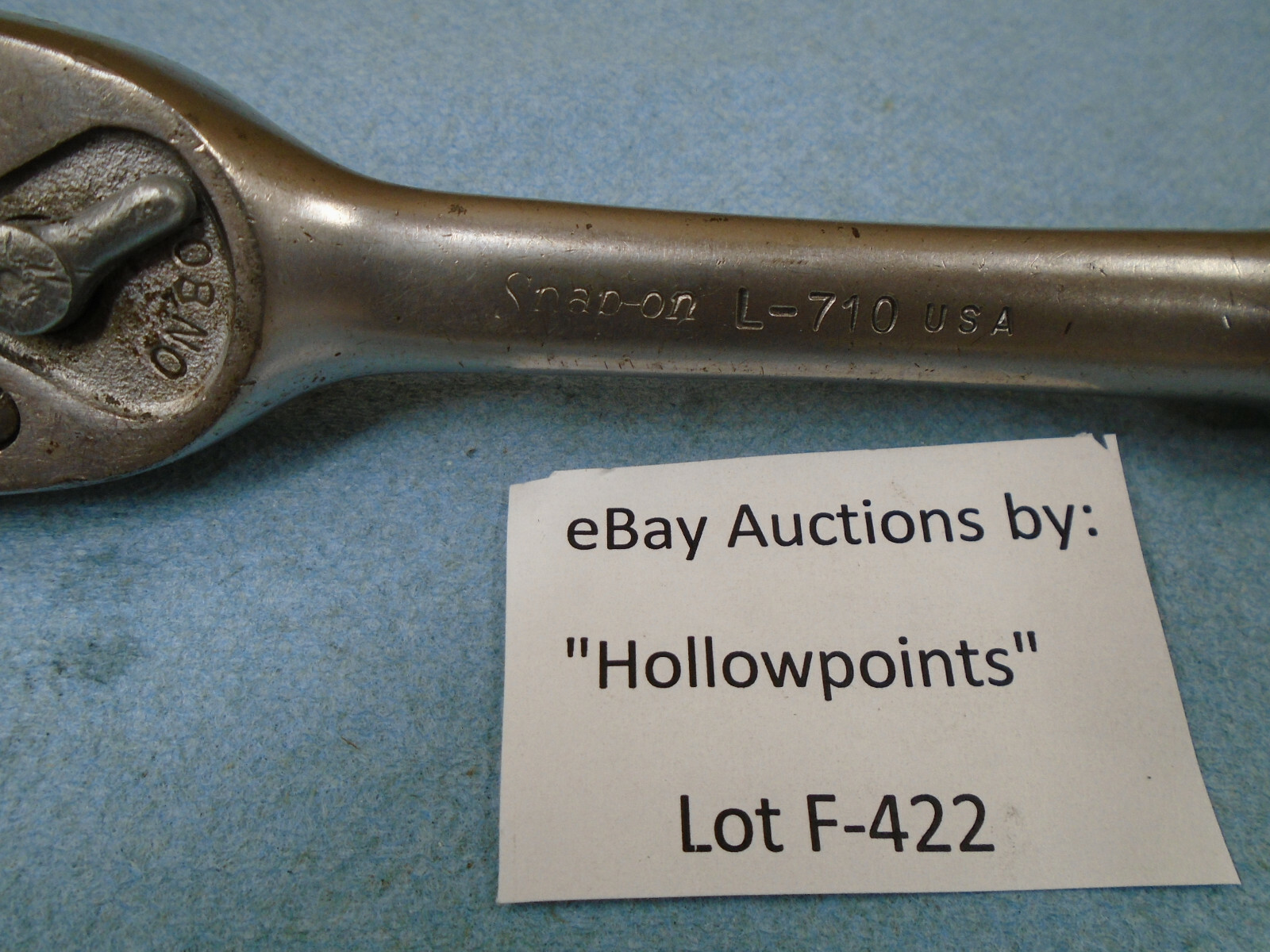 Snap-On L-710 Ratchet 1/2″ Drive Snap On 32 Tooth Cleaned & Oiled F422
