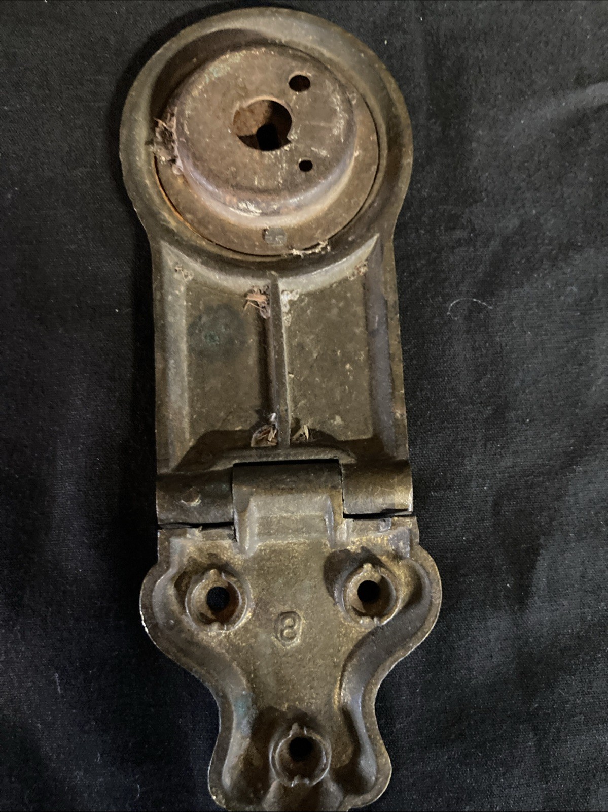 Vintage EAGLE LOCK Co. Connecticut Hinge Lock Face Plate