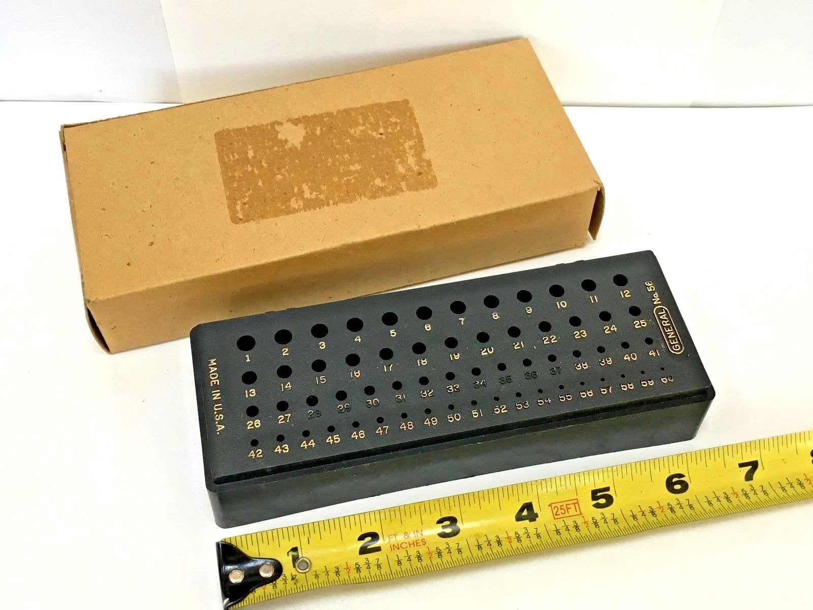 DRILL BIT BLOCK GENERAL HARDWARE MFG. CO NY