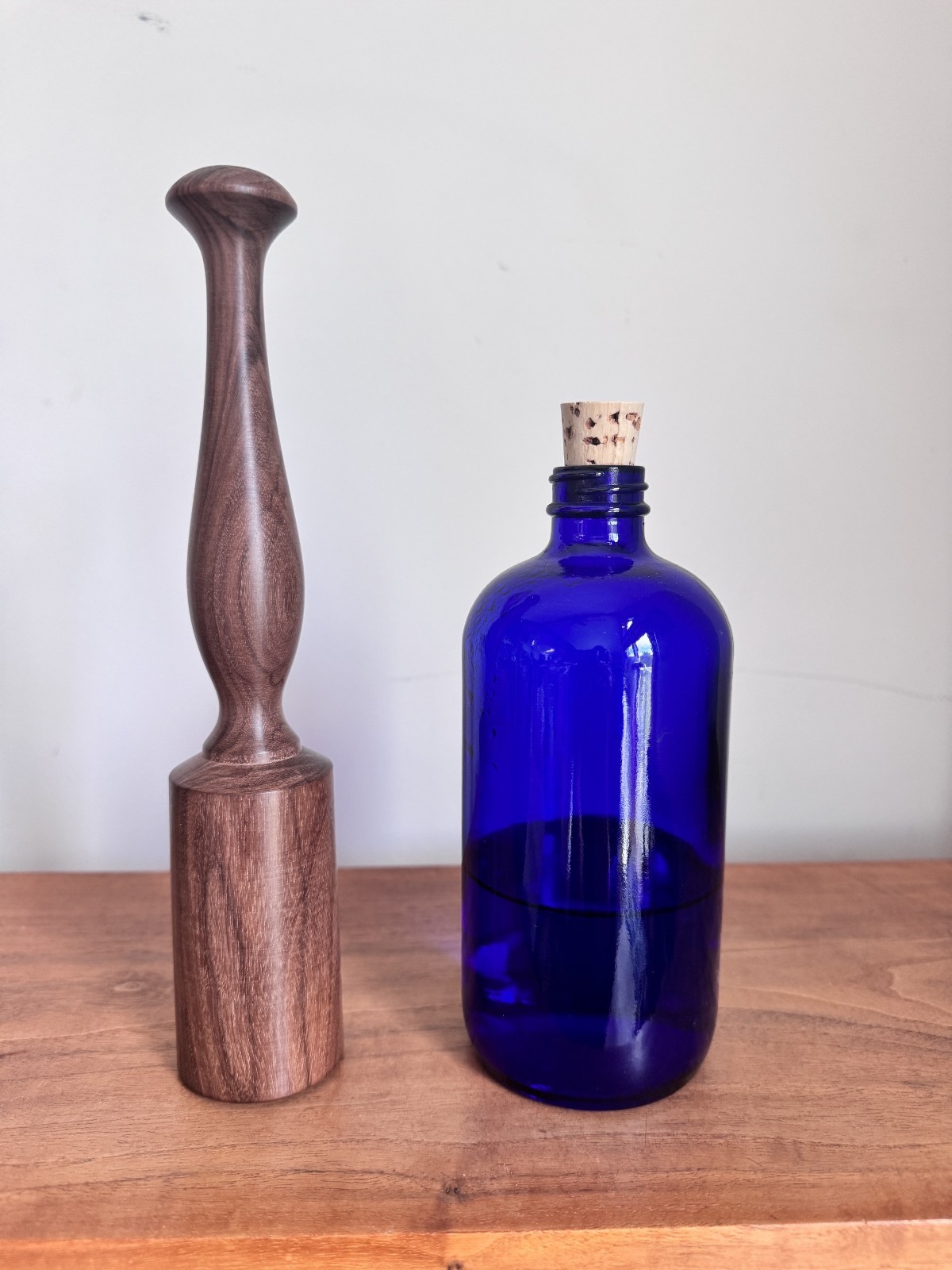 Small Beautiful Morado woodworking mallet suited to light duty benchwork.