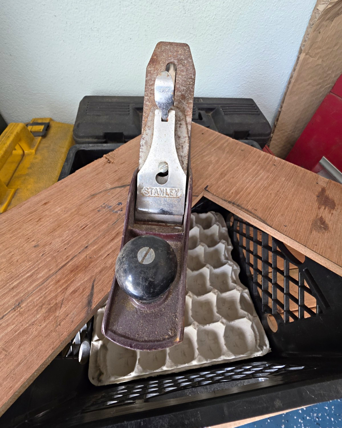 Stanley, Vintage Woodworking Tools, Jack Plane, Brace Drill w/ Crank, Driver