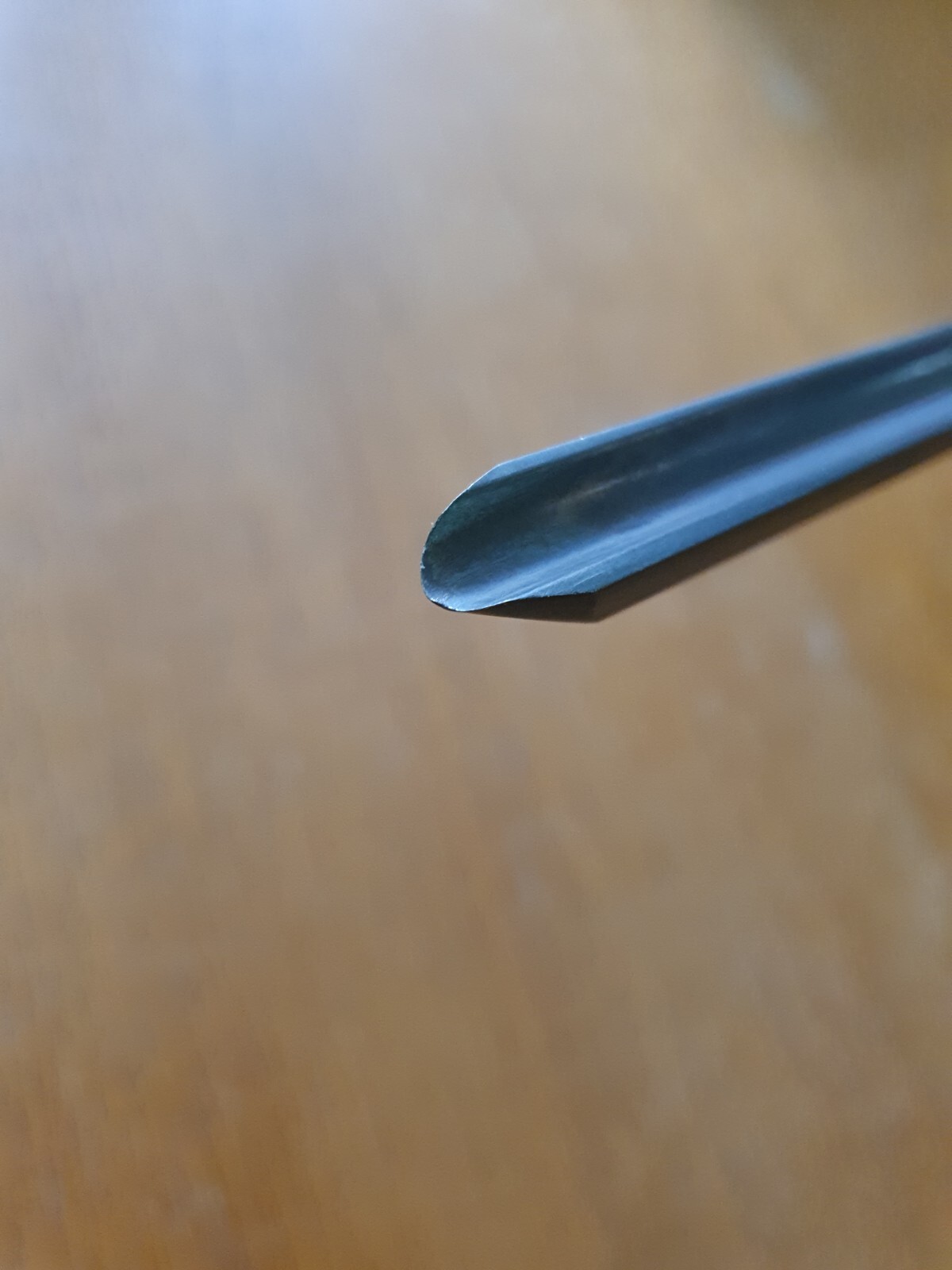 Vintage marples chisel 48cm Long 8mm wide at tip (curved) (R11)