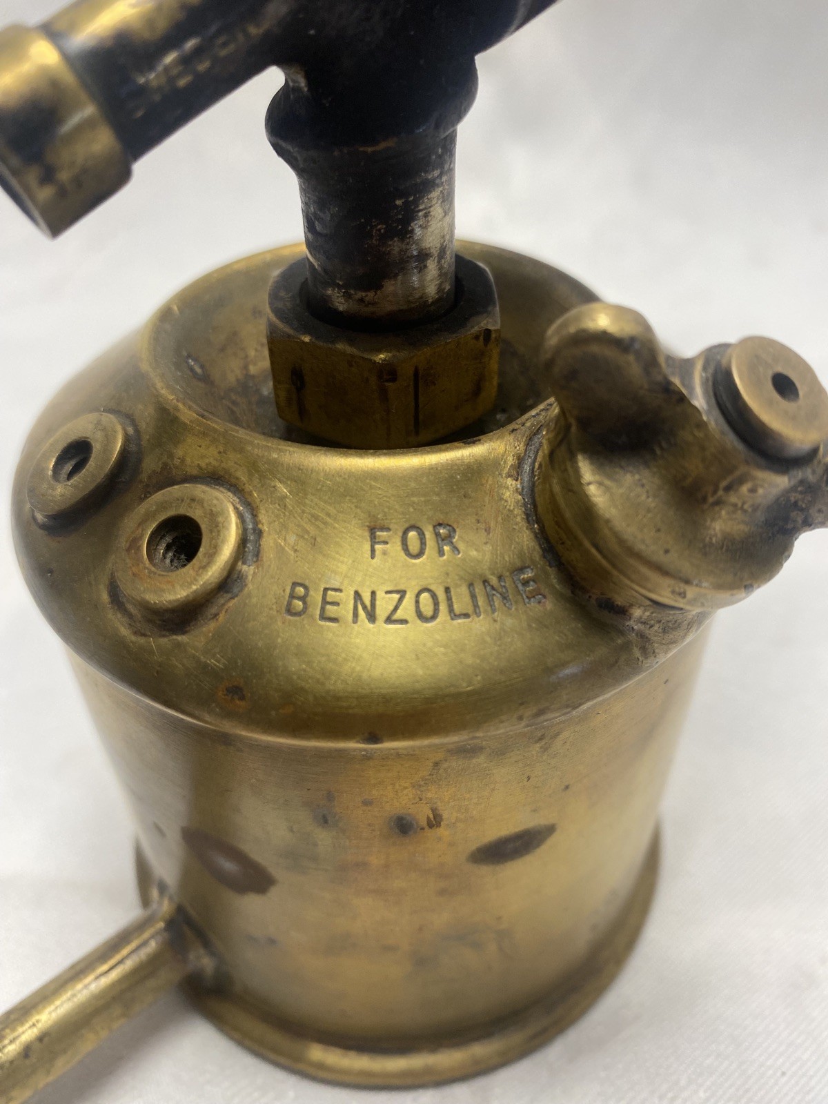 Rare Sievert Vintage Brass Benzoline Blow Lamp