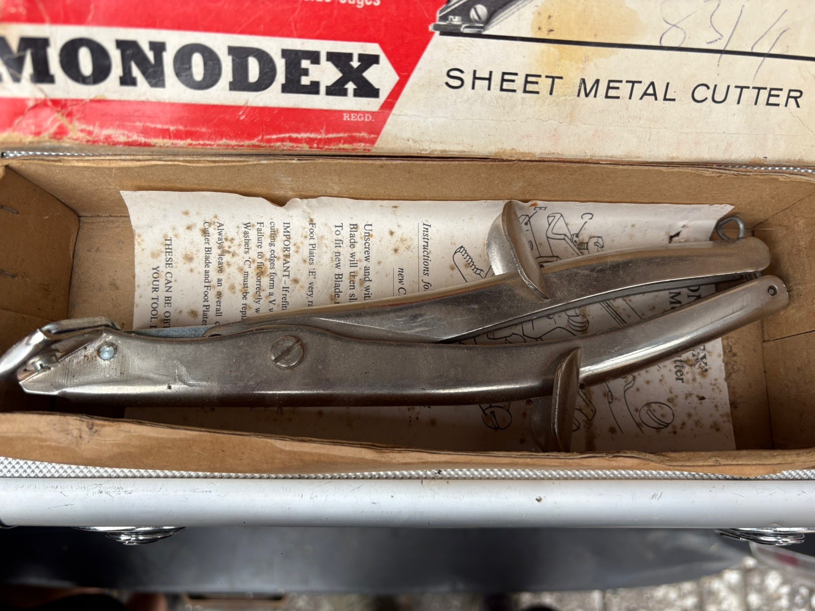 Vintage Monodex sheet metal cutter
