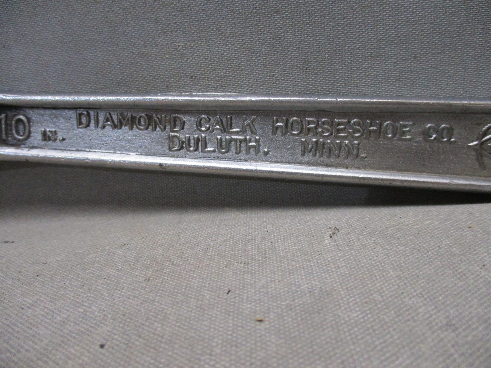 Vintage Diamond Calk Horseshoe Co. 10″ Adjustable Wrench Diamalloy Duluth MN USA