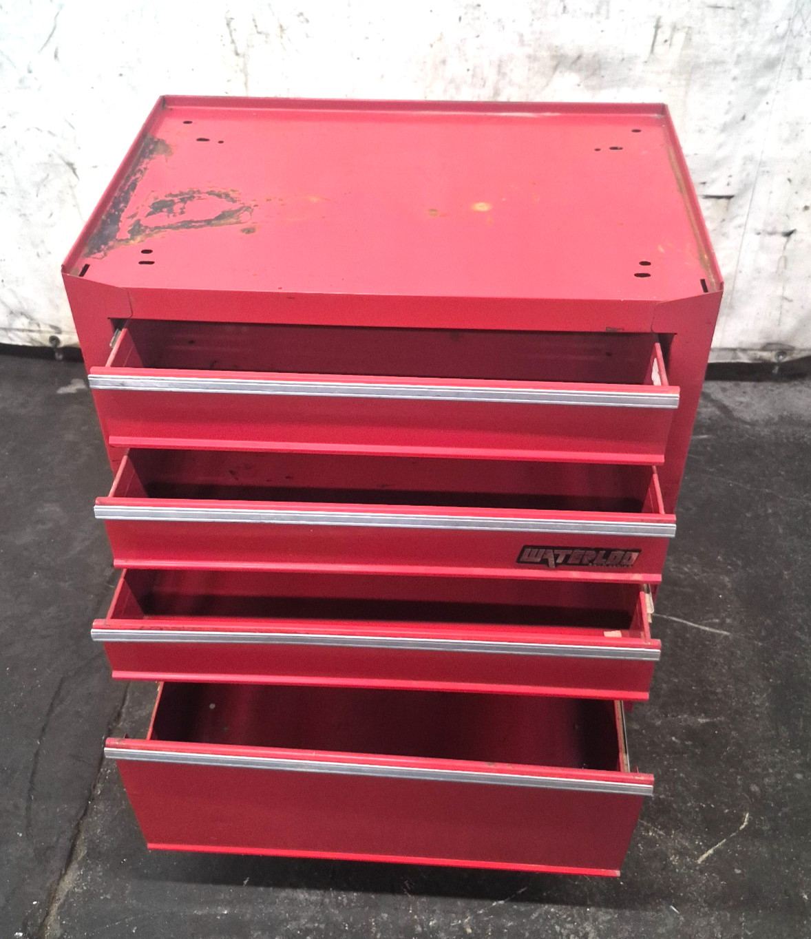 WATERLOO, ROLLING TOOL CABINET/ CHEST, PC-344, 4-DRAWERS