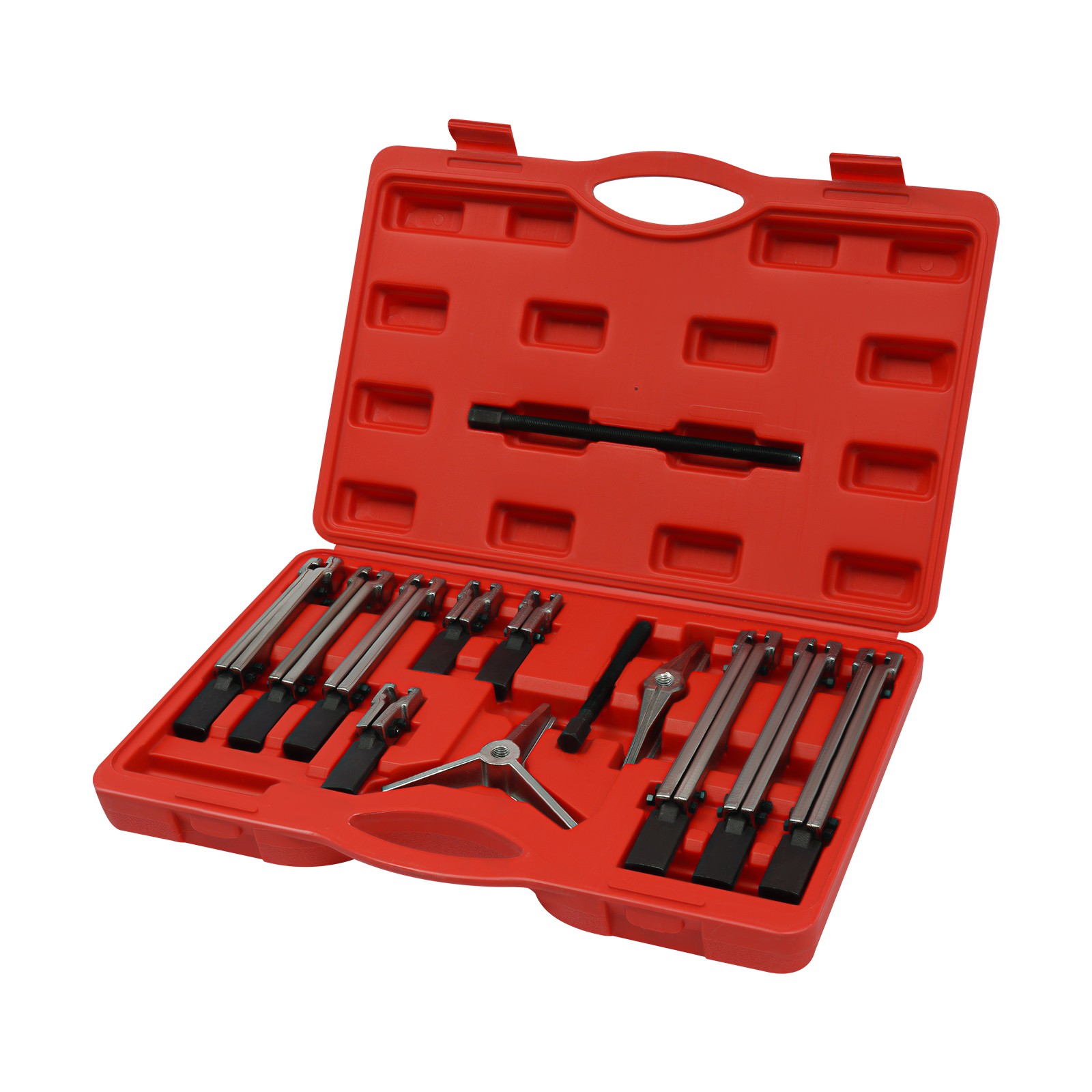 13Pcs Bearing Flywheel Puller Kit, Heavy Duty 2 Jaw & 3 Jaw Pulley Puller Tool