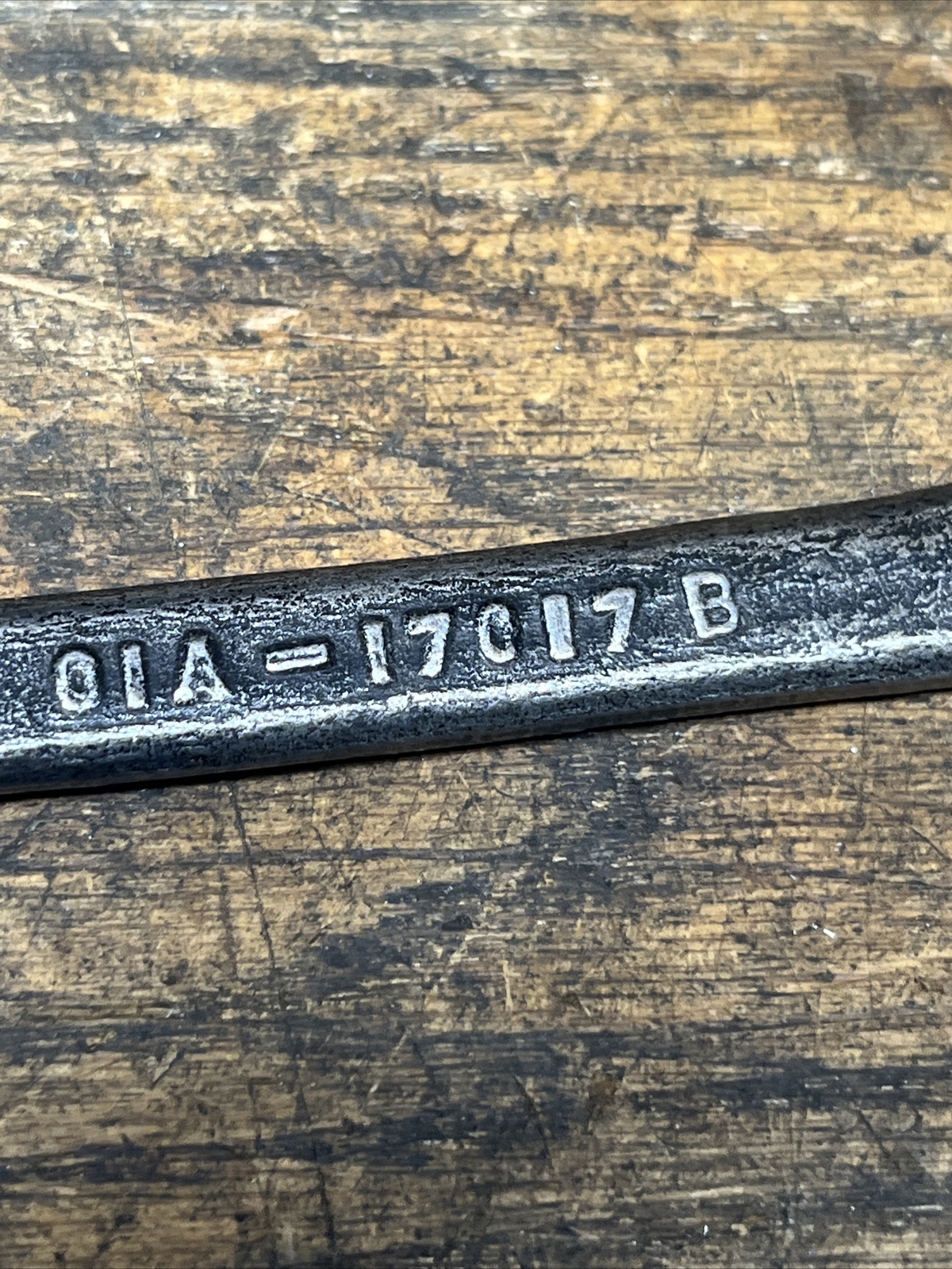 Vintage FORD M 01A-17017B Double Offset Box Wrench, Made in USA. Ford Script