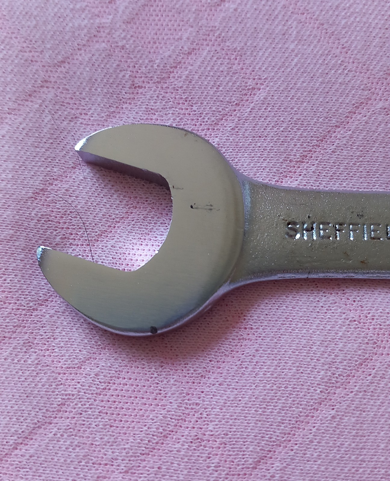 Vintage Jaguar Spanner Open Ended 17mm +19mm Made In Sheffield By Gordon VGC
