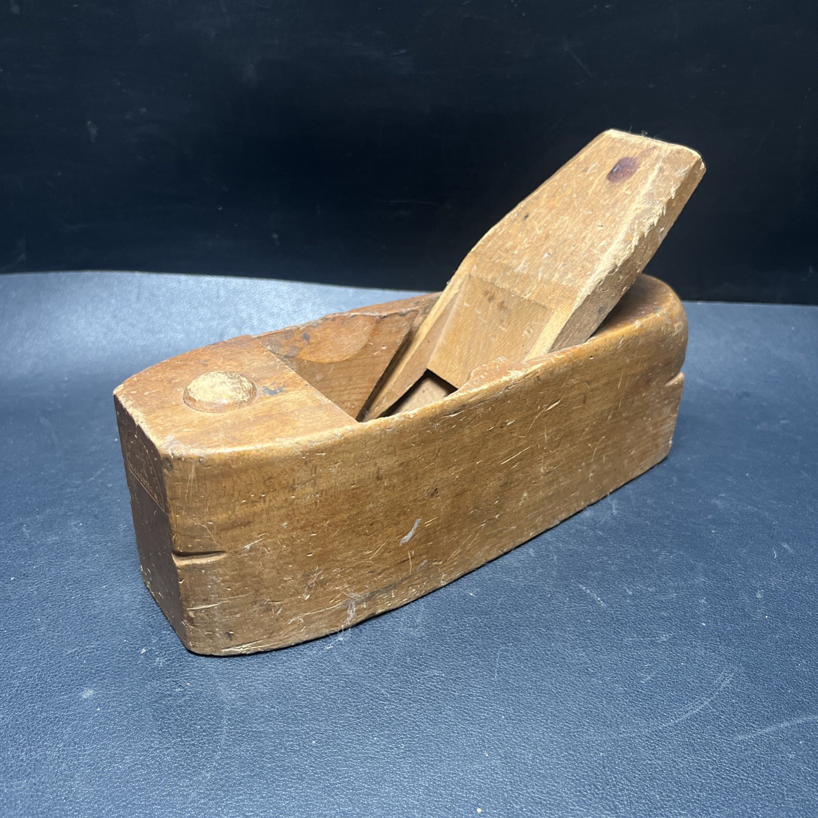 Antique D.R. Barton New York USA, Wood Coffin Plane Wood Body.