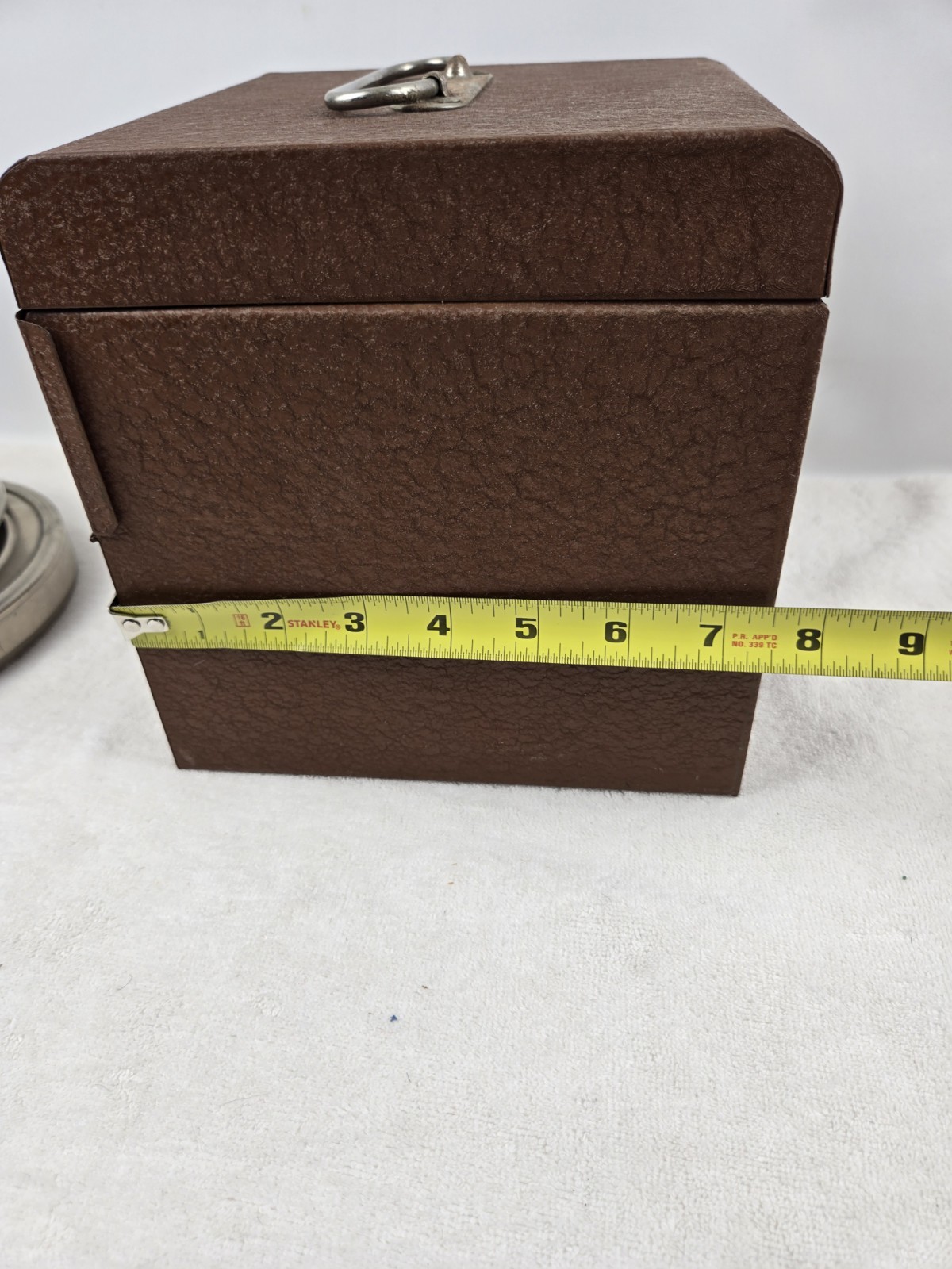 Vtg S&K Tools Metal Film Movie Reel Box Case Container Storage Sherman Klove Co.